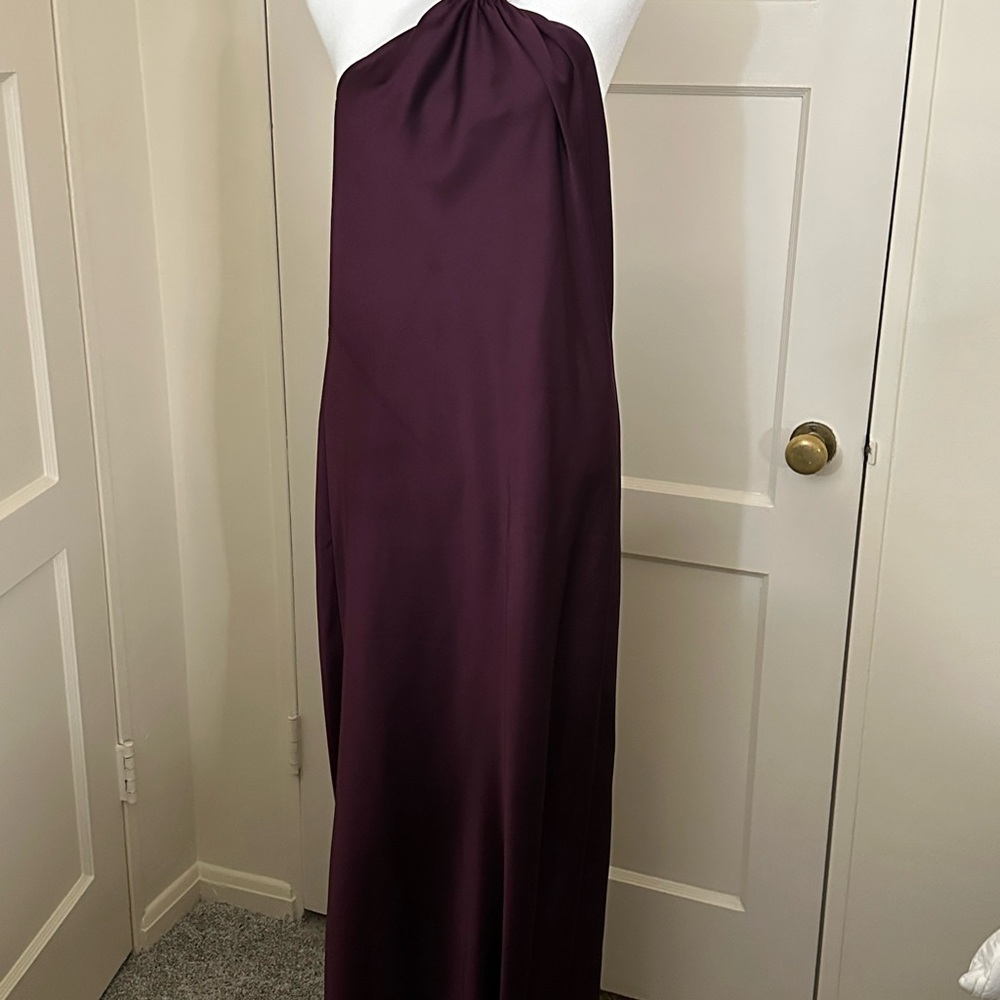 Betsy & Adam Deep Purple Maxi Dress